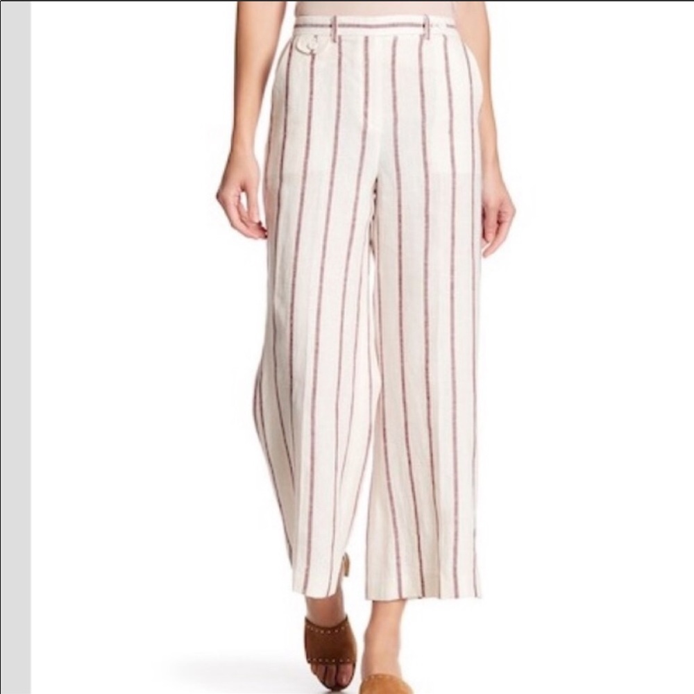 Theory Culotte Linen Pants NWT